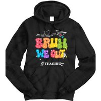 Cute End Of School Year Groovy Summer Bruh We Out Teachers Tie Dye Hoodie