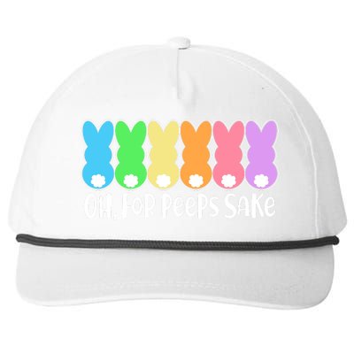 Cute Easter Oh For Peeps Sake Snapback Five-Panel Rope Hat