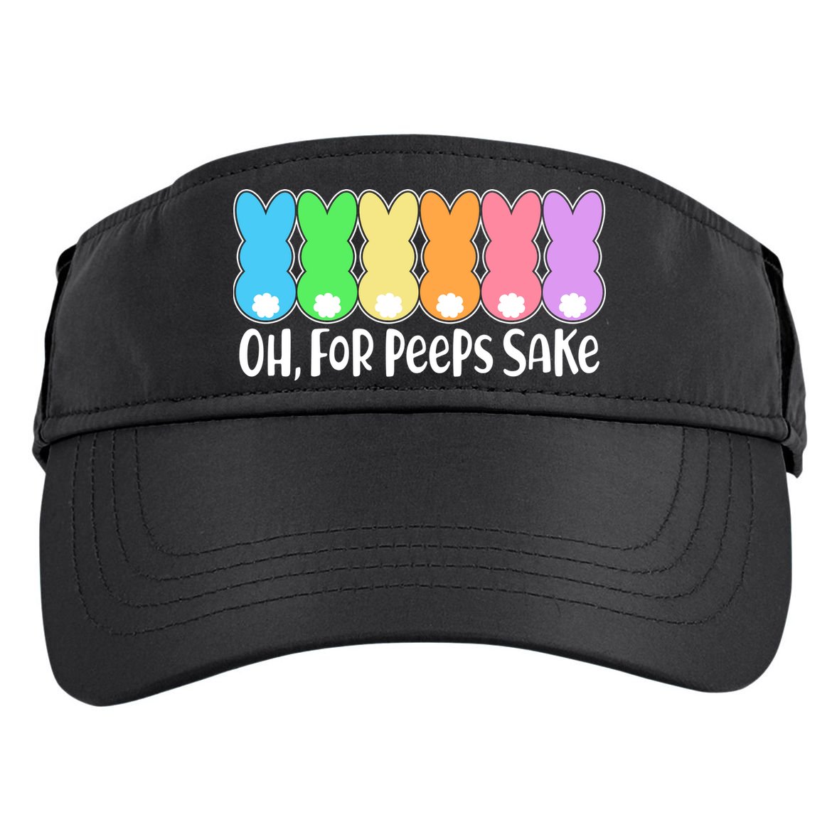 Cute Easter Oh For Peeps Sake Adult Drive Performance Visor