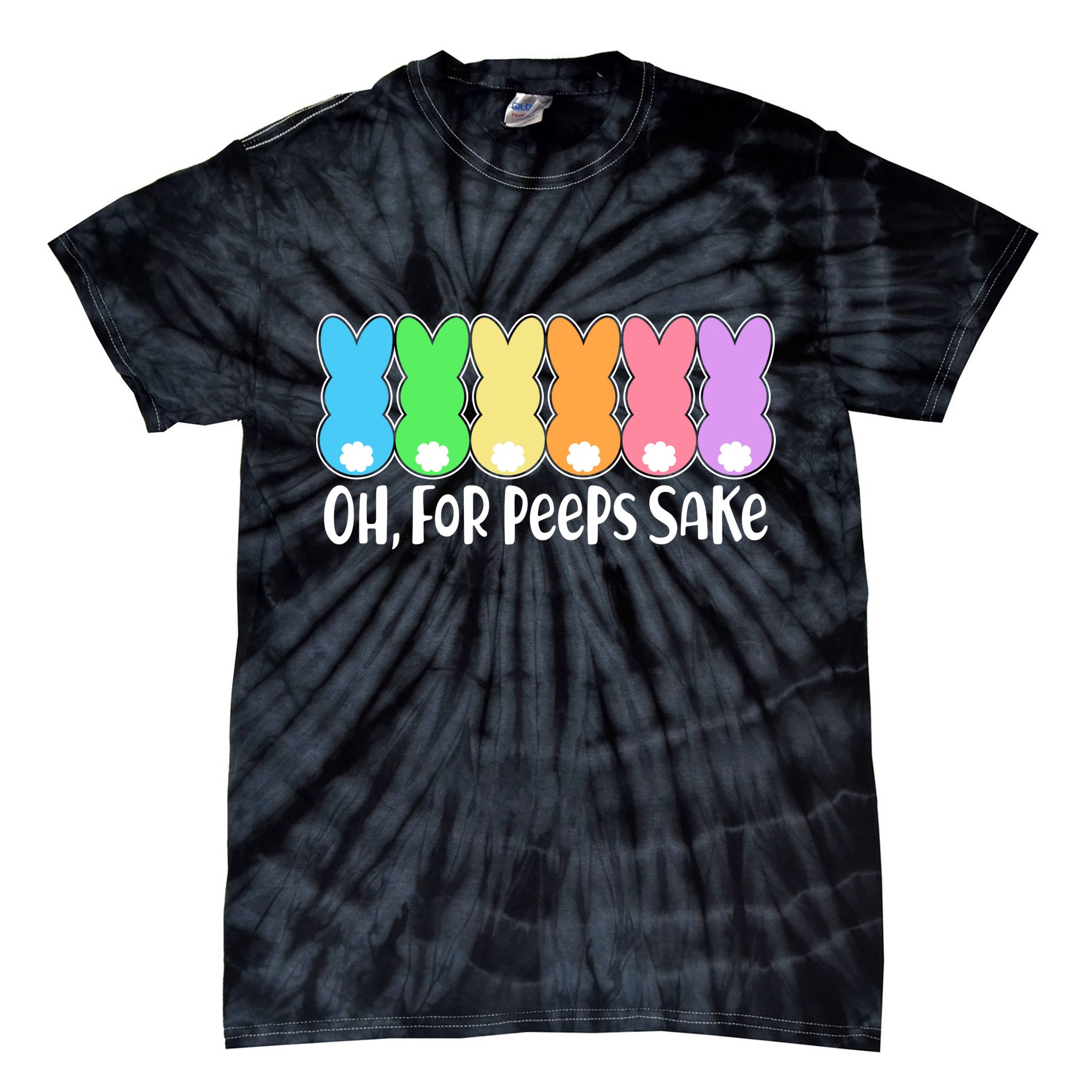 Cute Easter Oh For Peeps Sake Tie-Dye T-Shirt