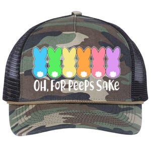 Cute Easter Oh For Peeps Sake Retro Rope Trucker Hat Cap