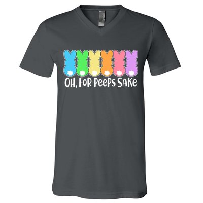 Cute Easter Oh For Peeps Sake V-Neck T-Shirt