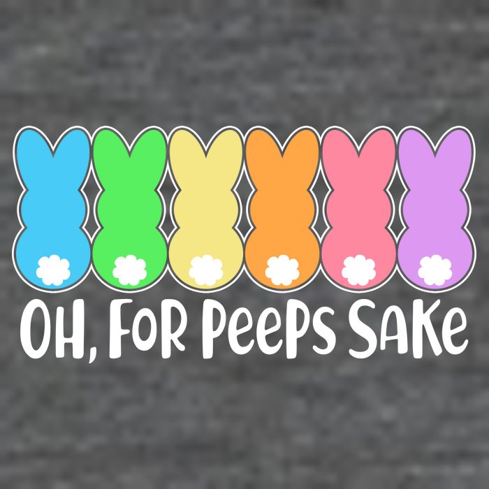 Cute Easter Oh For Peeps Sake Flatbill Hat
