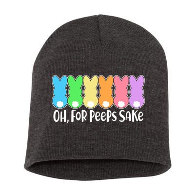 Cute Easter Oh For Peeps Sake Short Acrylic Beanie