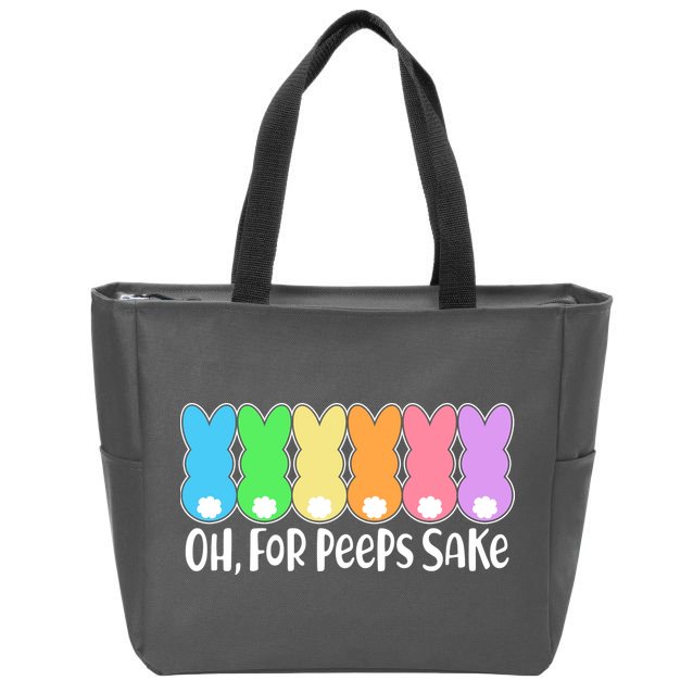 Cute Easter Oh For Peeps Sake Zip Tote Bag
