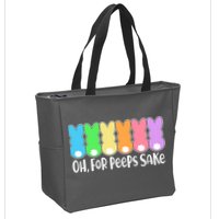 Cute Easter Oh For Peeps Sake Zip Tote Bag