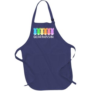 Cute Easter Oh For Peeps Sake Full-Length Apron With Pockets