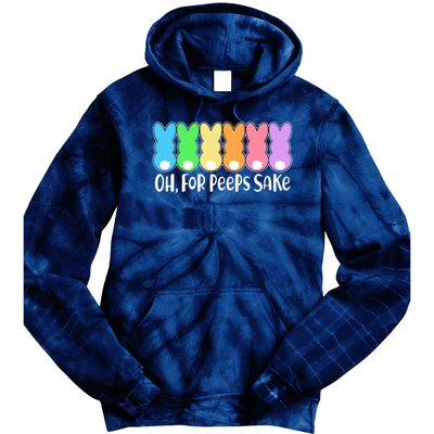 Cute Easter Oh For Peeps Sake Tie Dye Hoodie