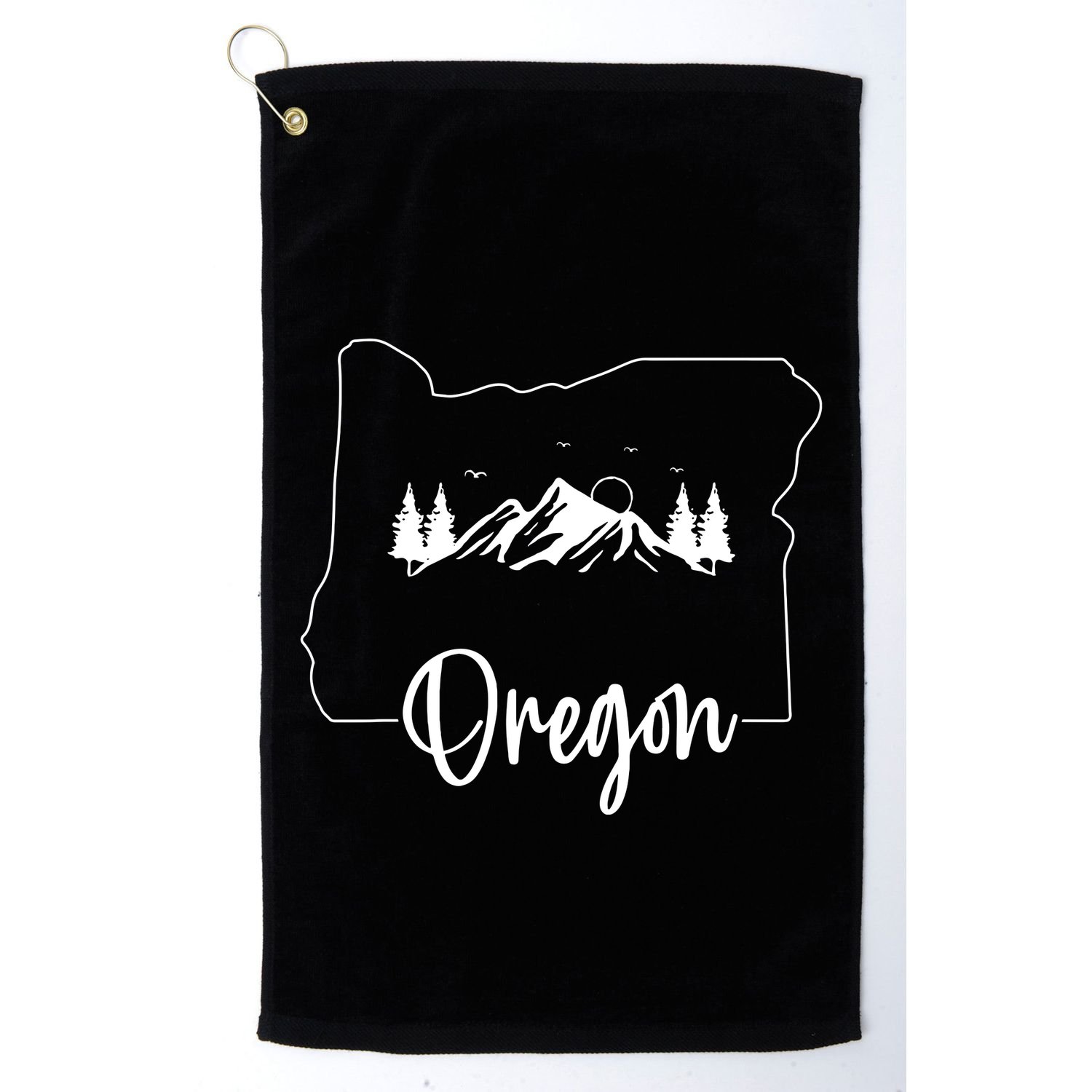Cool Explore Oregon Pacific Northwest Mountain Life Portland Golf Towel