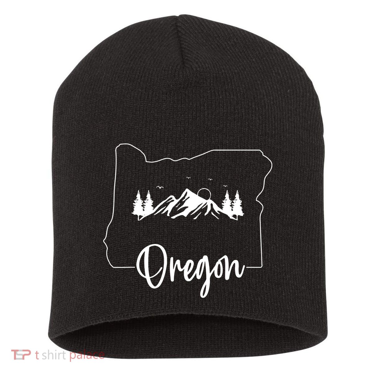 Cool Explore Oregon Pacific Northwest Mountain Life Portland Short Acrylic Beanie