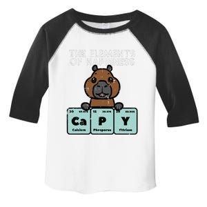 Capybara Elements Of Happiness Capy Science Toddler Fine Jersey T-Shirt