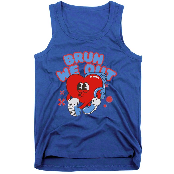 Cute End Of School Year Teacher Summer Bruh We Out Gift Tank Top