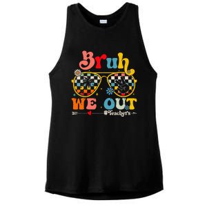 Cute End Of School Year Teacher Summer Bruh We Out Ladies PosiCharge Tri-Blend Wicking Tank