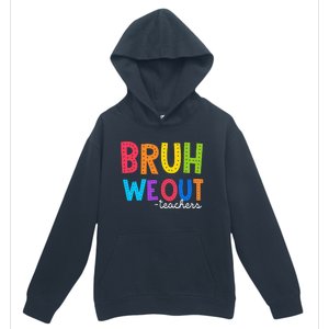 Cute End Of School Year Funny Summer Bruh We Out Teachers Urban Pullover Hoodie