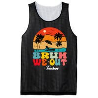 Cute End Of School Year Teachers Summer Bruh We Out Teachers Mesh Reversible Basketball Jersey Tank