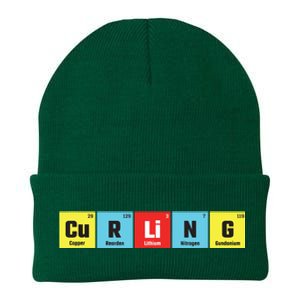 Curling Elementary Periodic Table Funny Gift Knit Cap Winter Beanie