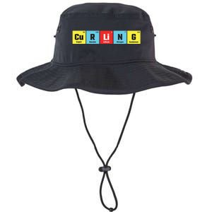 Curling Elementary Periodic Table Funny Gift Legacy Cool Fit Booney Bucket Hat