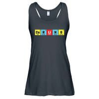 Curling Elementary Periodic Table Funny Gift Ladies Essential Flowy Tank