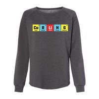 Curling Elementary Periodic Table Funny Gift Womens California Wash Sweatshirt