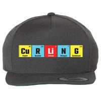 Curling Elementary Periodic Table Funny Gift Wool Snapback Cap