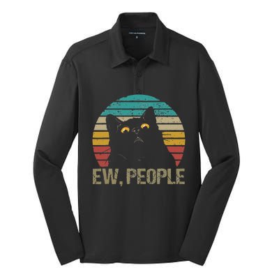 Cat Ew People Silk Touch Performance Long Sleeve Polo