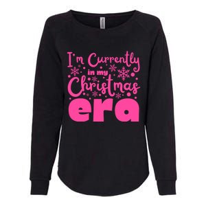 Christmas Era Pink Candycore Holiday Movie Watching Gift Womens California Wash Sweatshirt