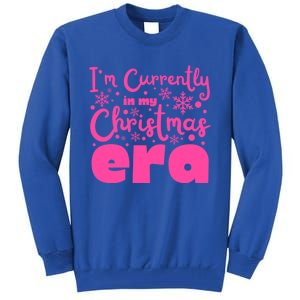 Christmas Era Pink Candycore Holiday Movie Watching Gift Tall Sweatshirt