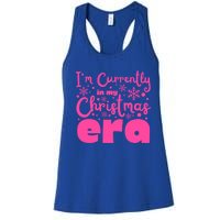 Christmas Era Pink Candycore Holiday Movie Watching Gift Women's Racerback Tank