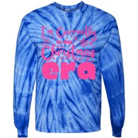 Christmas Era Pink Candycore Holiday Movie Watching Gift Tie-Dye Long Sleeve Shirt