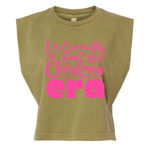 Christmas Era Pink Candycore Holiday Movie Watching Gift Garment-Dyed Women's Muscle Tee