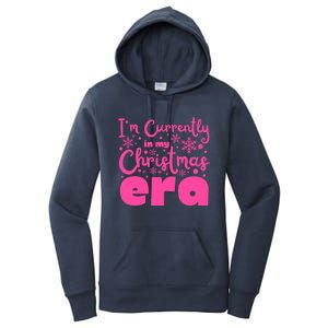 Christmas Era Pink Candycore Holiday Movie Watching Gift Women's Pullover Hoodie