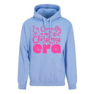 Christmas Era Pink Candycore Holiday Movie Watching Gift Unisex Surf Hoodie