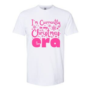 Christmas Era Pink Candycore Holiday Movie Watching Gift Softstyle CVC T-Shirt