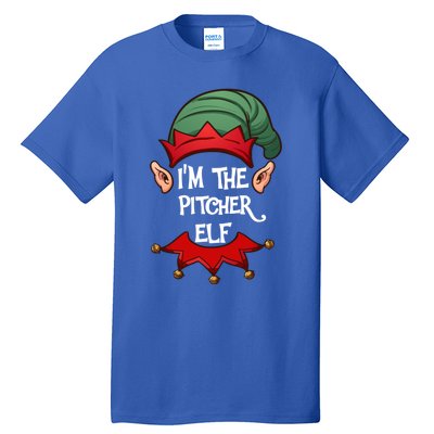 Christmas Elf Pajama IM The Pitcher Elf Christmas Gift Tall T-Shirt