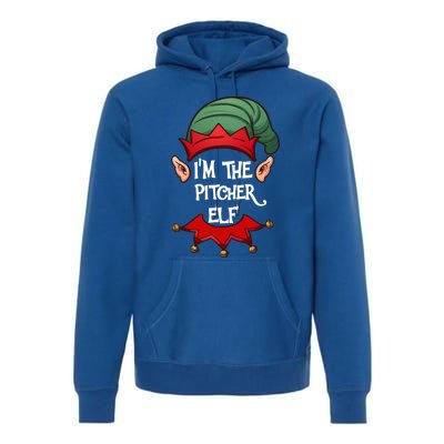 Christmas Elf Pajama IM The Pitcher Elf Christmas Gift Premium Hoodie