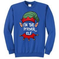 Christmas Elf Pajama IM The Pitcher Elf Christmas Gift Tall Sweatshirt