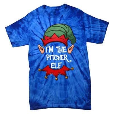 Christmas Elf Pajama IM The Pitcher Elf Christmas Gift Tie-Dye T-Shirt