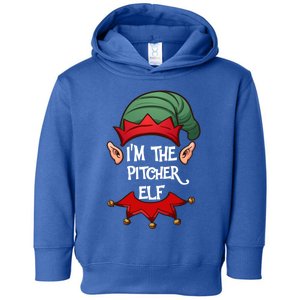 Christmas Elf Pajama IM The Pitcher Elf Christmas Gift Toddler Hoodie