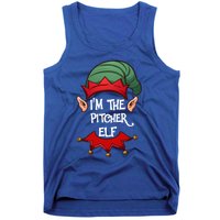 Christmas Elf Pajama IM The Pitcher Elf Christmas Gift Tank Top