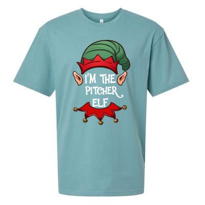 Christmas Elf Pajama IM The Pitcher Elf Christmas Gift Sueded Cloud Jersey T-Shirt