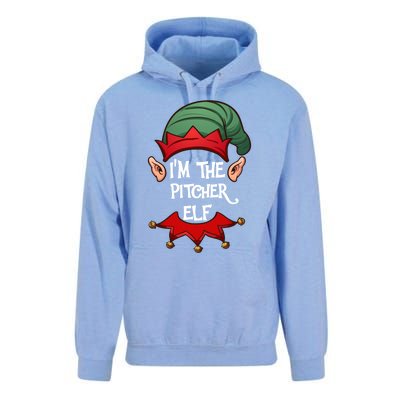 Christmas Elf Pajama IM The Pitcher Elf Christmas Gift Unisex Surf Hoodie