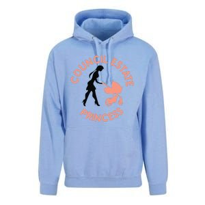 Council Estate Princess Unisex Surf Hoodie