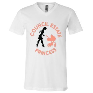 Council Estate Princess V-Neck T-Shirt