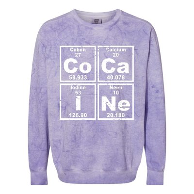 Cocain Element Party Disco Rude Colorblast Crewneck Sweatshirt