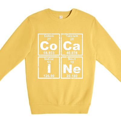 Cocain Element Party Disco Rude Premium Crewneck Sweatshirt