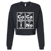 Cocain Element Party Disco Rude Cropped Pullover Crew