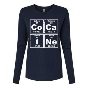 Cocain Element Party Disco Rude Womens Cotton Relaxed Long Sleeve T-Shirt