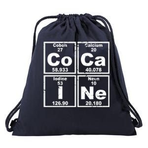 Cocain Element Party Disco Rude Drawstring Bag