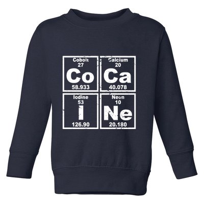 Cocain Element Party Disco Rude Toddler Sweatshirt