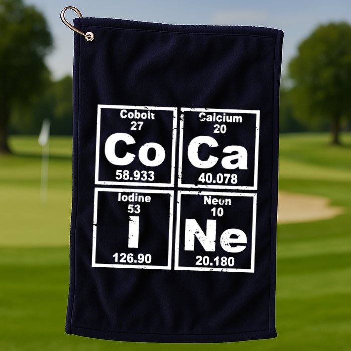 Cocain Element Party Disco Rude Golf Towel